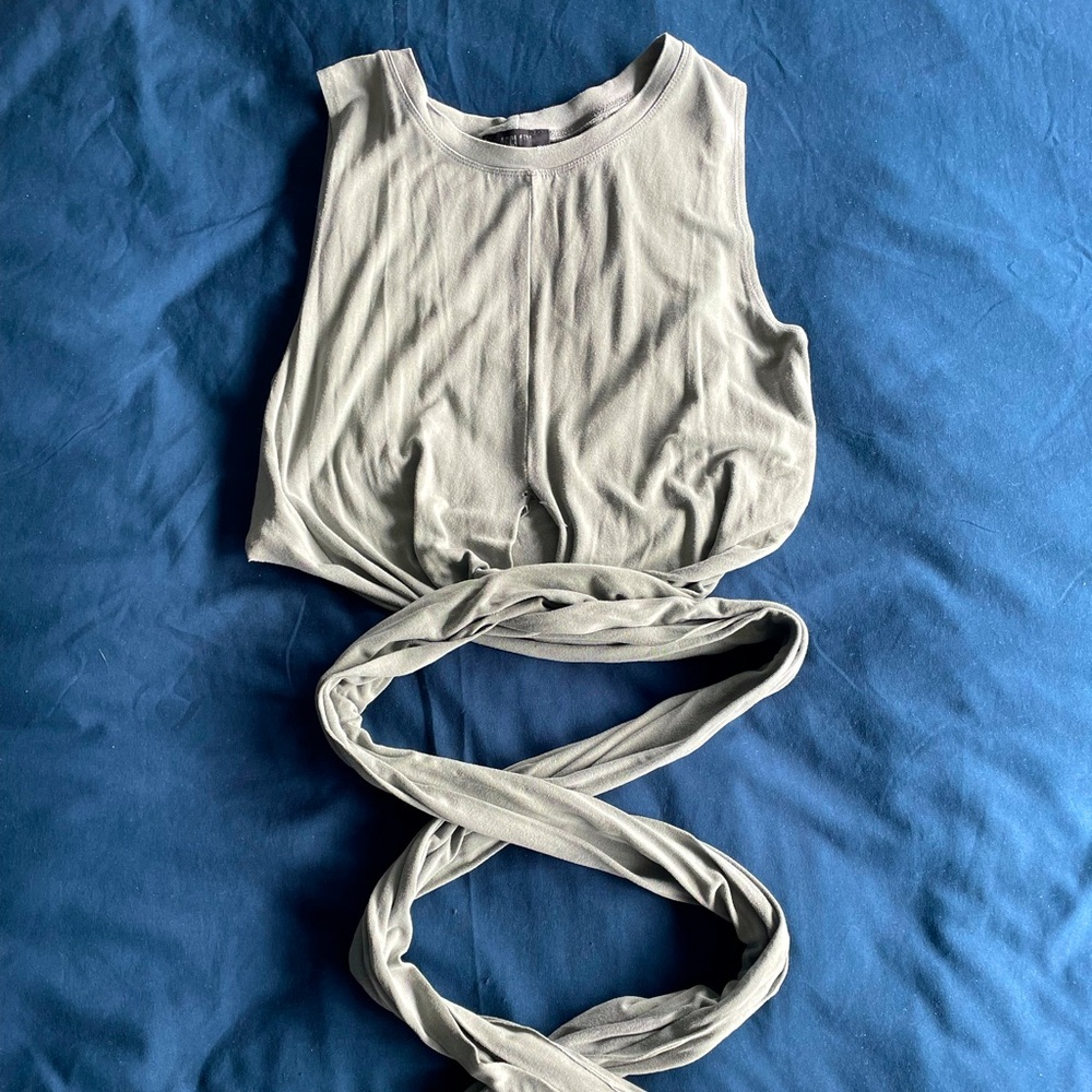 Wrap-Up Cropped Tank Top